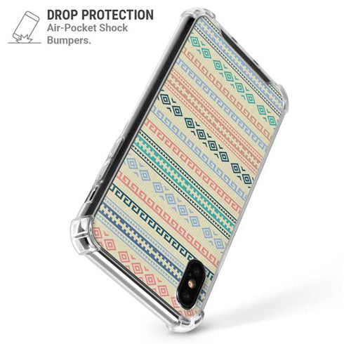 Summer Pattern iPhone XS Max Clear Case